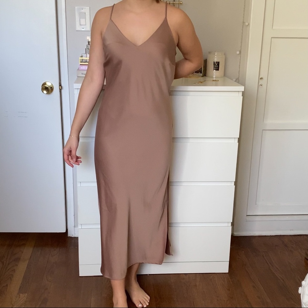 Maxi Brown Slip